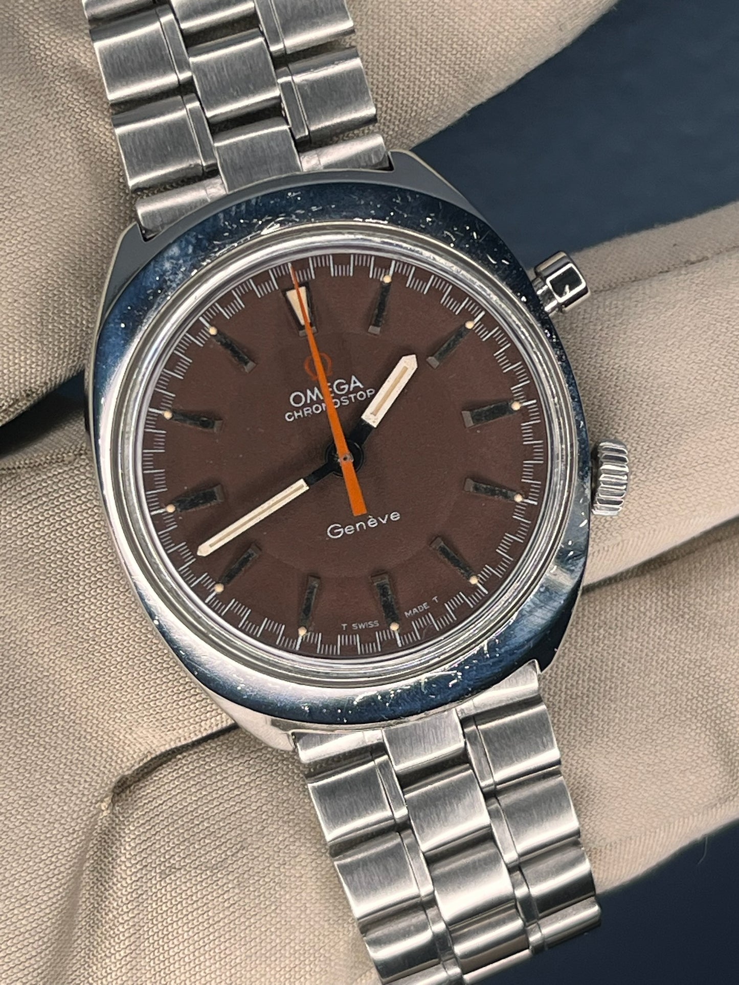 Omega Chronostop -Tropical Dial 1968