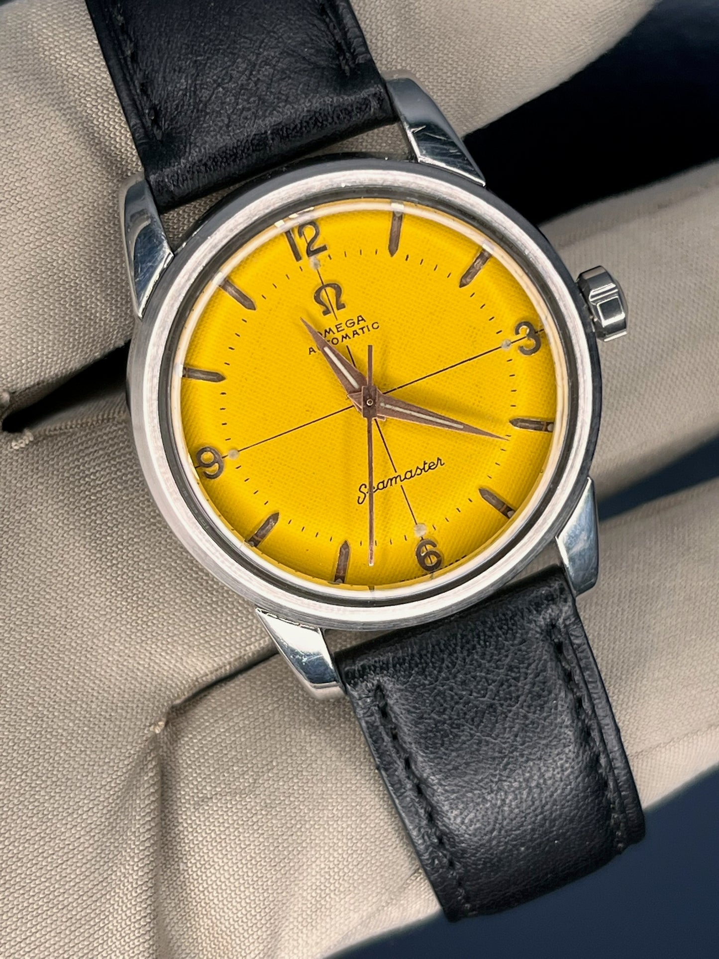Omega Seamaster - 1958 - rare Yellow dial