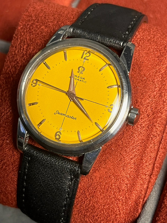 Omega Seamaster - 1958 - rare Yellow dial